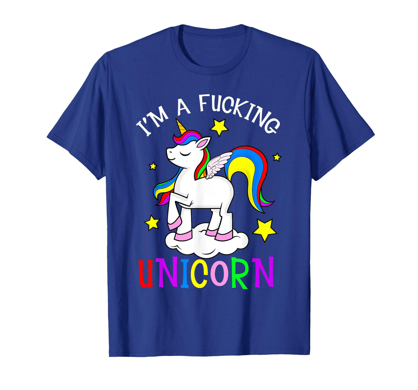 I'm a Fucking Unicorn Halloween Unicorn Costume Women Girls T-Shirt