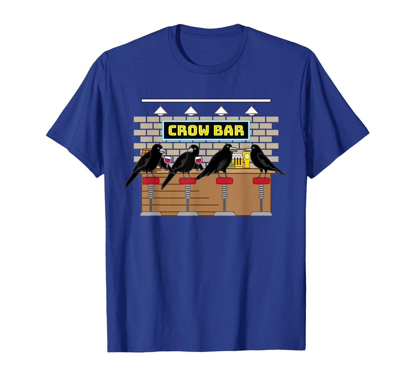 Crow Bar Pun Crowbar Crows Bartender Mechanic Pun T-Shirt