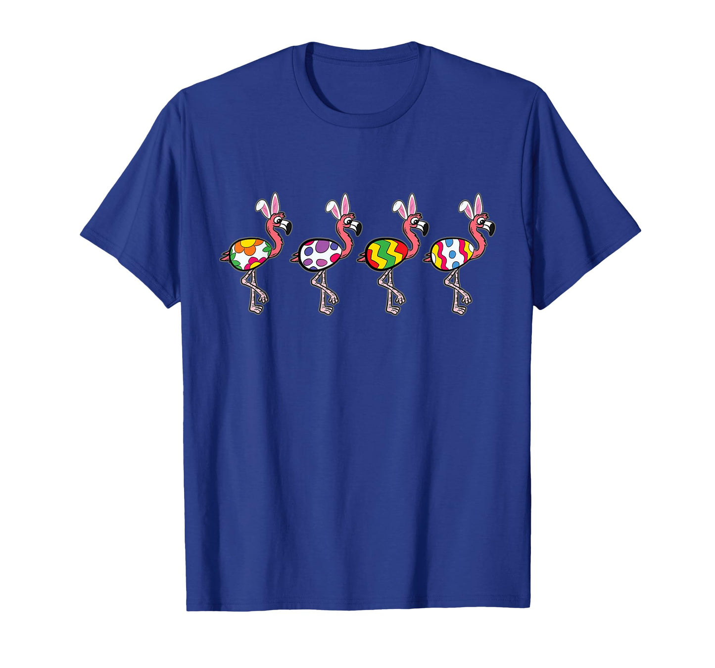 Flamingo Egg Bunny Ears Easter Cute Bird Rabbit Spring T-Shirt