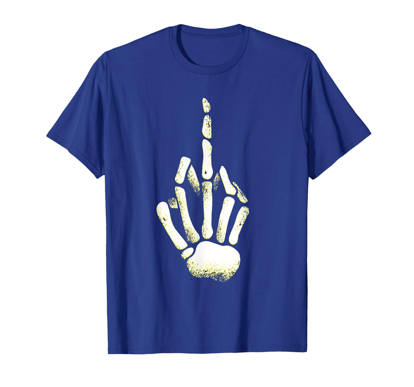 Halloween Skeleton Middle Finger Hand Fuck off T-Shirt