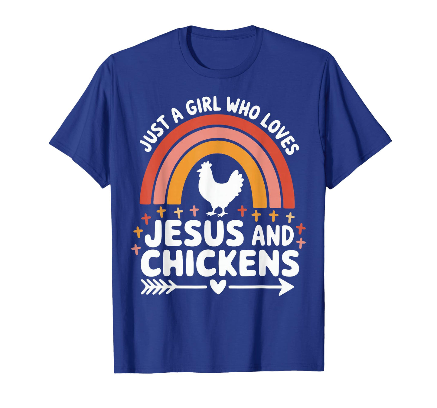 Just A Girl Who Loves Jesus And Chickens T-Shirt