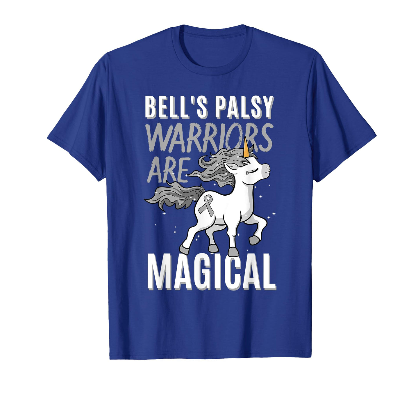 Bell's Palsy Warrior Idiopathic Facial Paralysis Unicorn T-Shirt