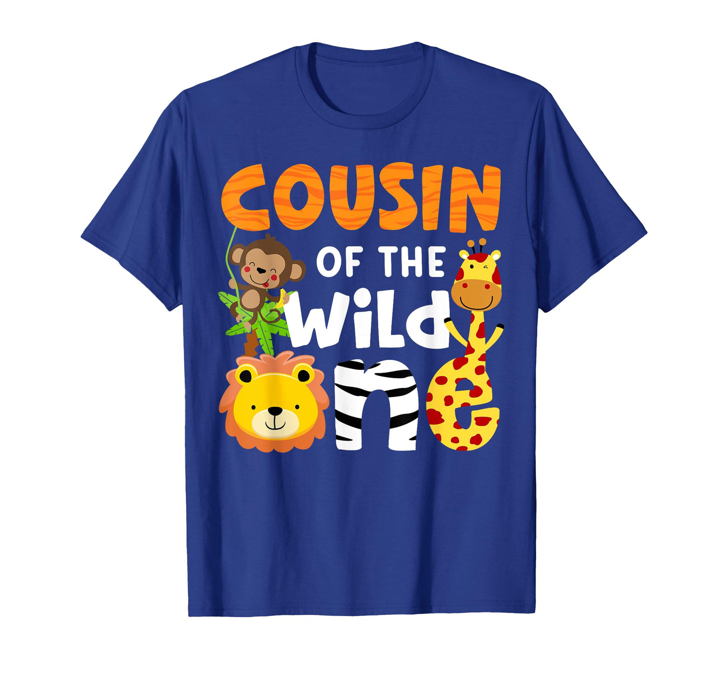 Cousin the Wild One Zoo Birthday Safari Jungle Animals Party T-Shirt