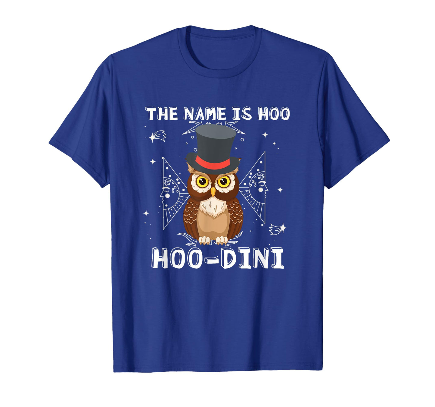 Cute owl funny houdini, Owl hoo dini pun magician T-Shirt