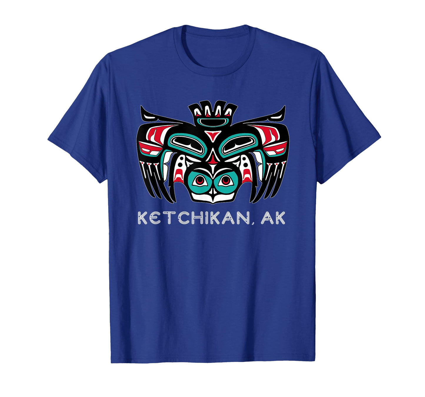 Ketchikan Alaska Native American Art Style Tlingit Owl Bird T-Shirt