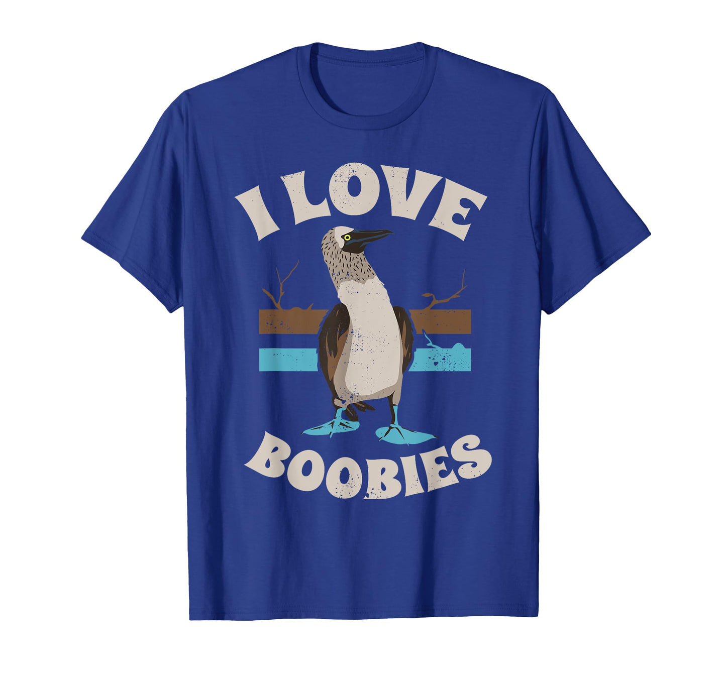 Funny I Love Boobies Gift T-Shirt for Birdwatchers T-Shirt