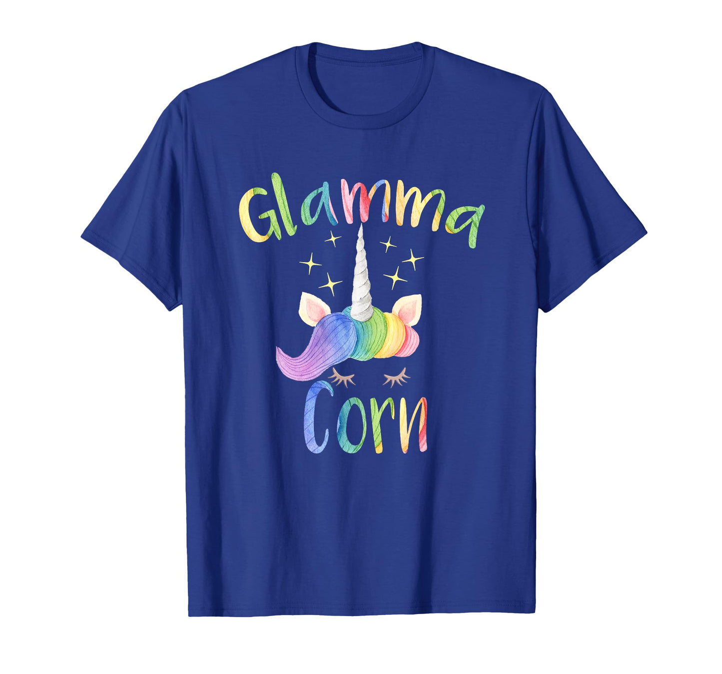 Glamma Corn Funny Unicorn Grandma T-Shirt