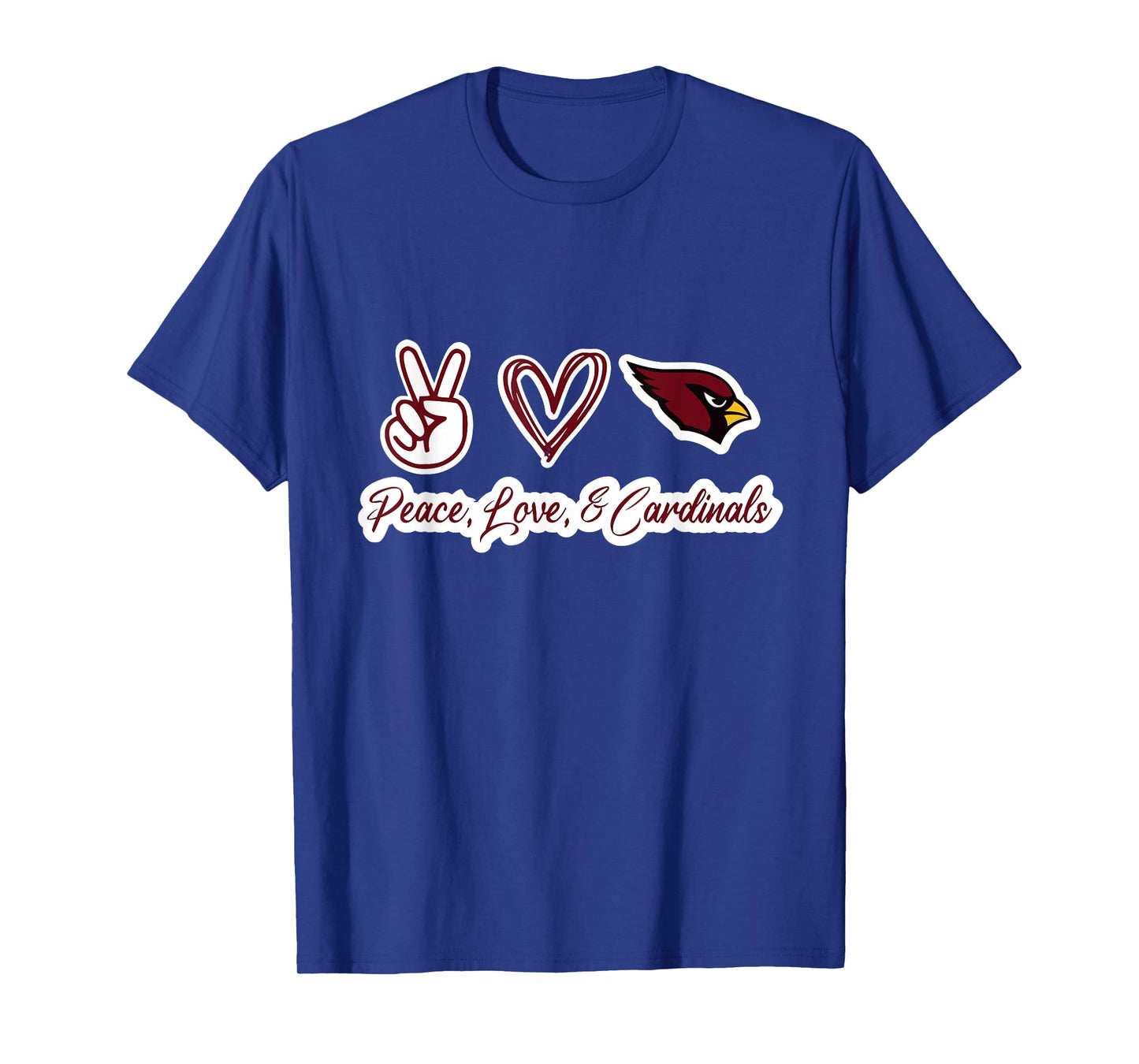 Peace, Love, & Cardinals T-Shirt