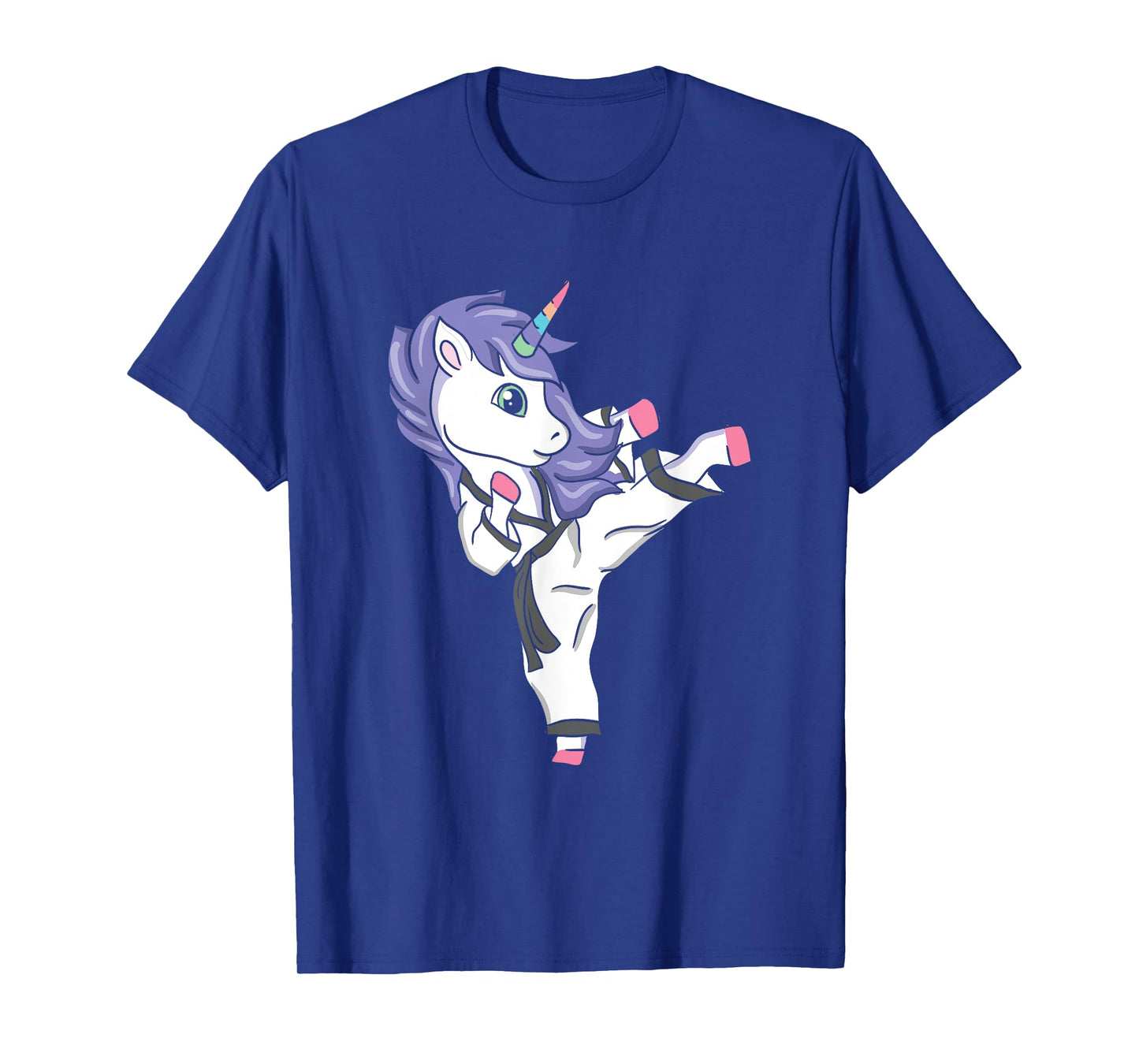 Funny Unicorn Karate Girl I Taekwondo Martial Arts T-Shirt