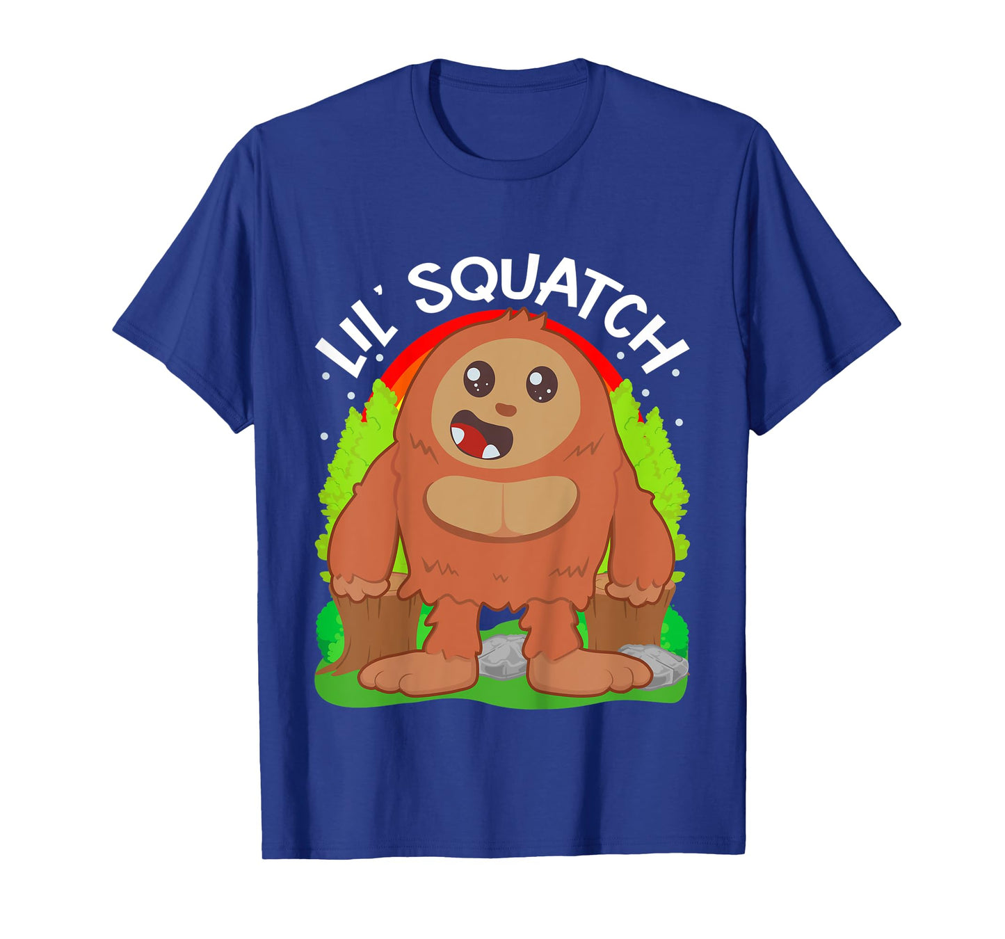 Kids Lil Squatch Cute Baby Bigfoot Boys Little Sasquatch Kids Boy T-Shirt