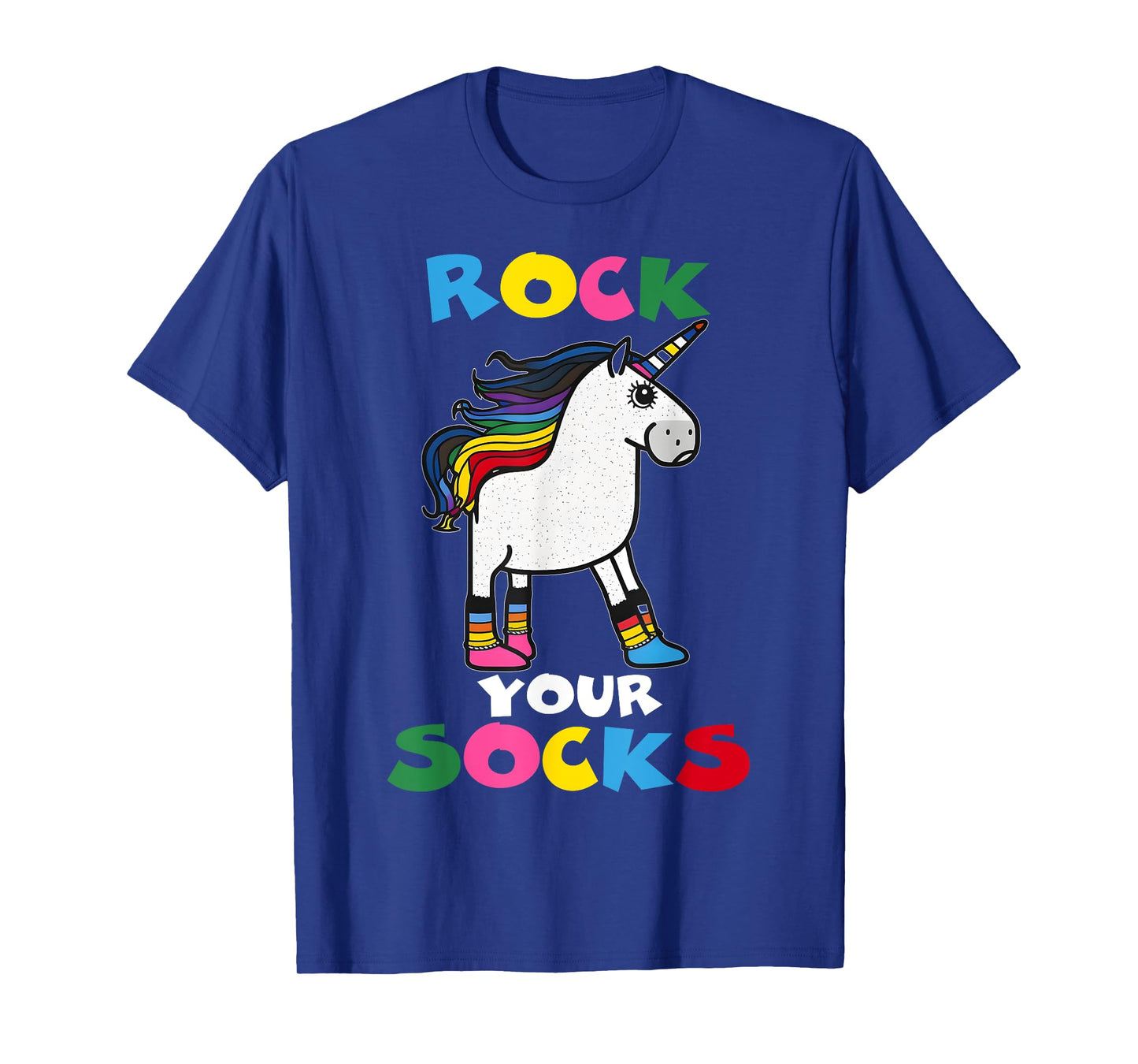 WORLD DOWN SYNDROME DAY Rock Your Socks Unicorn T-Shirt