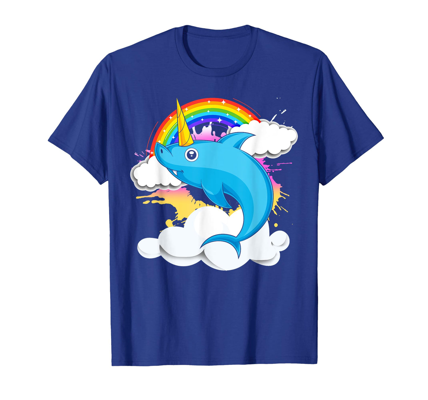 Sea Animal Rainbow Sharkicorn Fantasy Creature Unicorn Shark T-Shirt