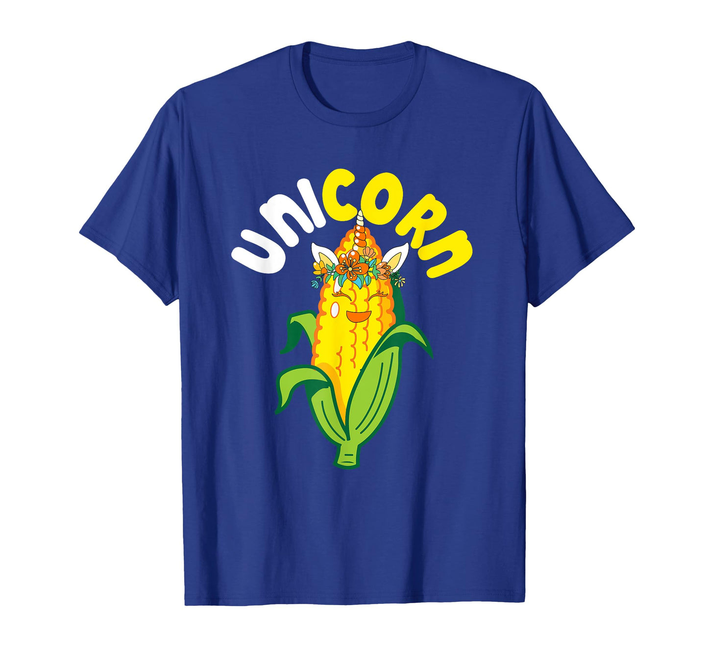 Unicorn Cute Corn Matching Farmer Vegan Lover Kids Toddler T-Shirt