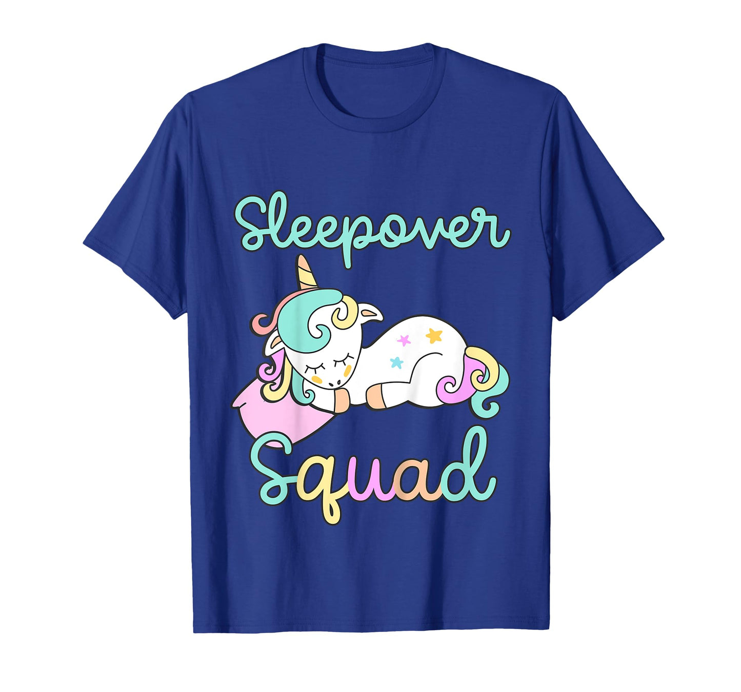 Sleepover Squad Pajamas Girls Unicorn Slumber Party Toddler T-Shirt