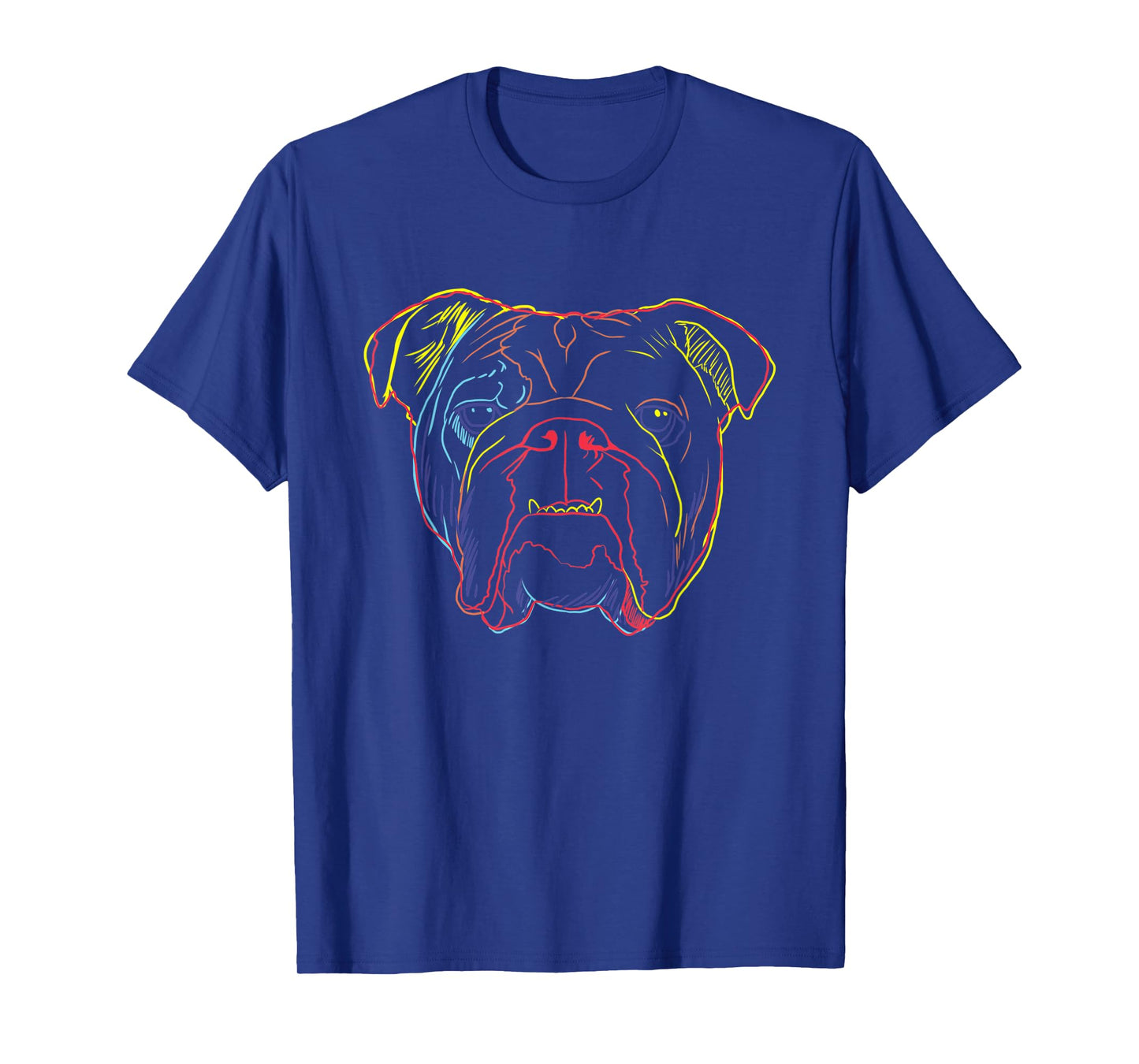 Dog English Bulldog T-Shirt for Men Women