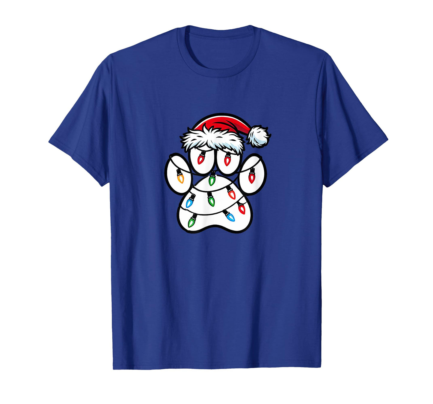 Christmas Dog Paw Christmas Dog Xmas Men Women Kids T-Shirt