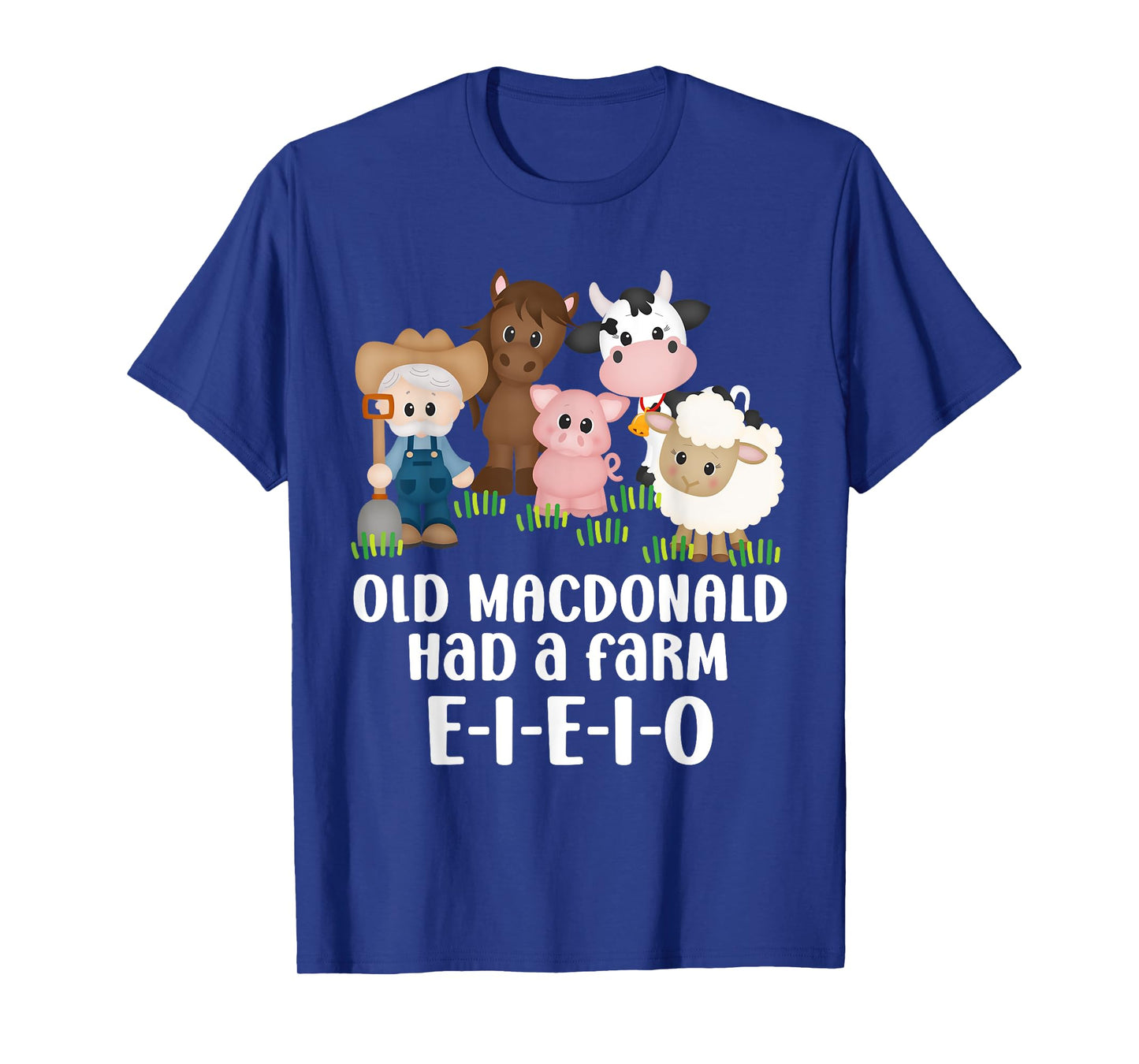 Old MacDonald Had a Farm E-I-E-I-O Nursery Song Toddler Kids T-Shirt