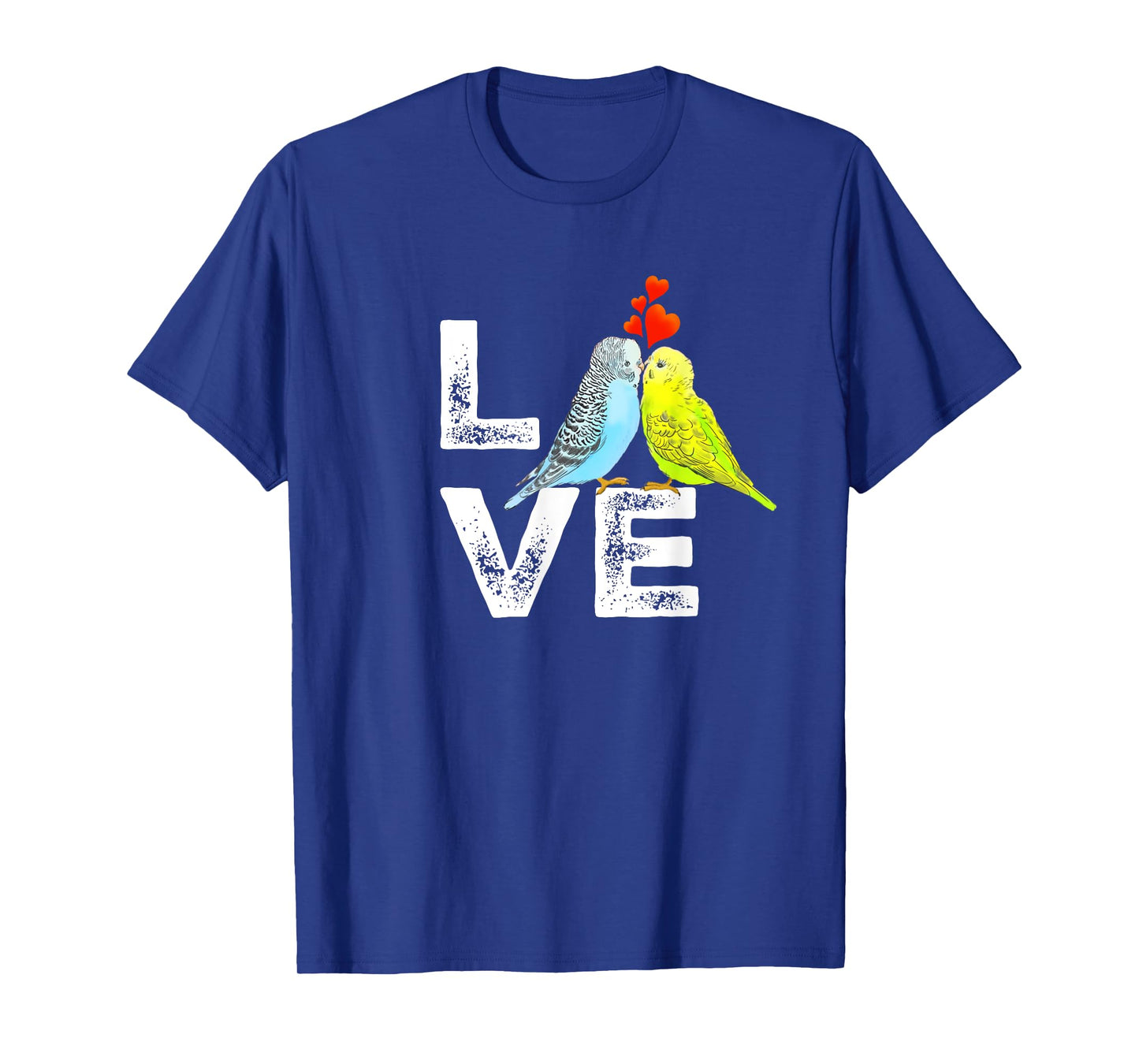 Cute Parrot Parakeet Family Love Men Women Boys Girls T-Shirt