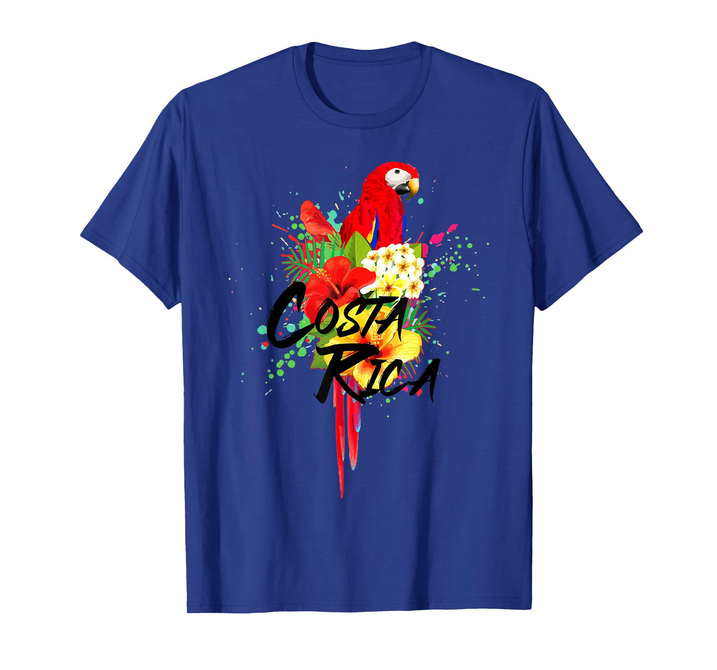 Costa Rica Souvenirs Parrot Tropical Bird Vintage T-Shirt