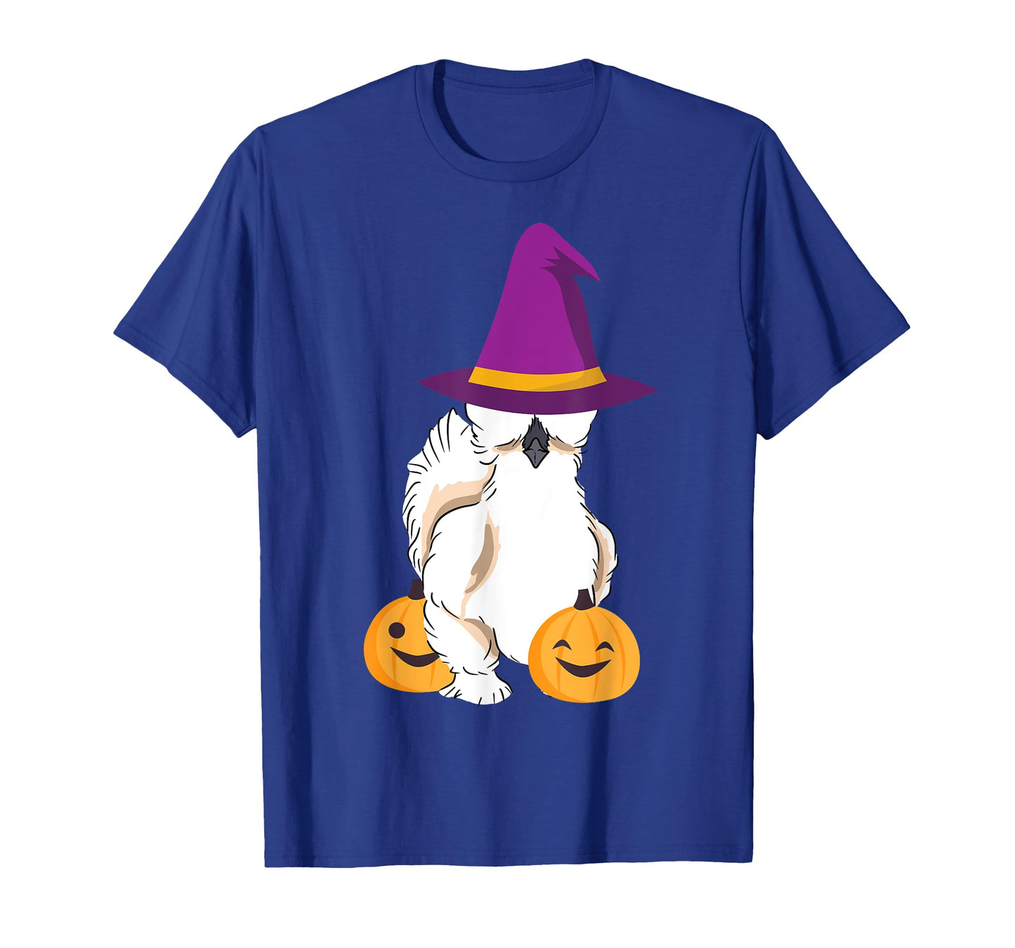 Silkie Silky Chicken Funny Halloween Graphic T-Shirt