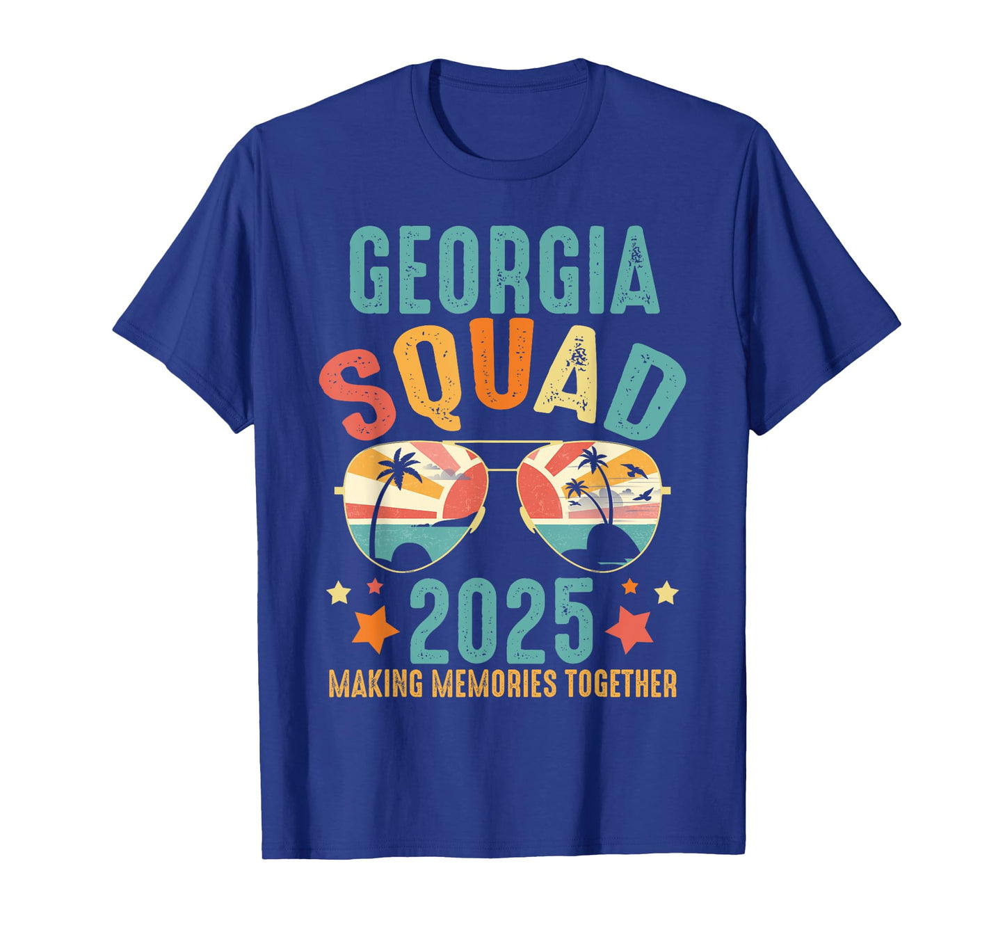 Georgia Squad 2025 Funny Groovy Reunion Friends Trip Match T-Shirt