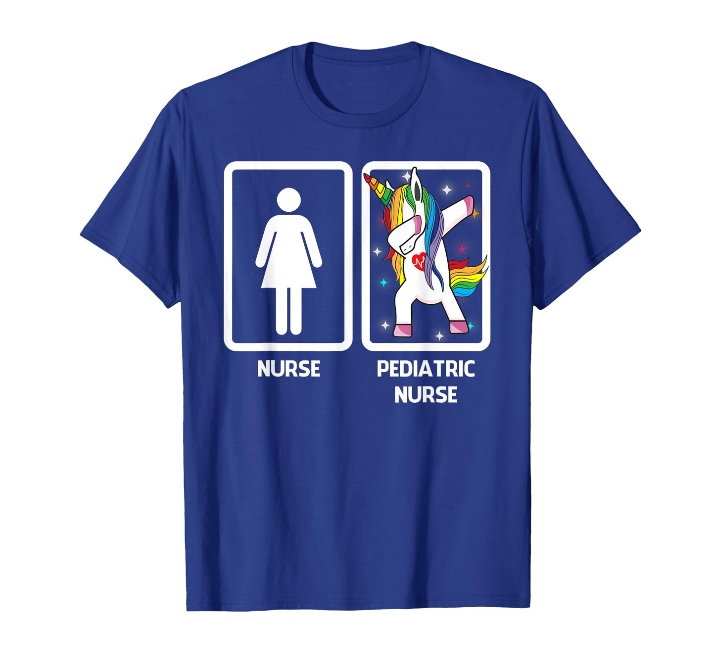 Pediatric Nurse Unicorn Dabbing Funny Pediatric Nursing T-Shirt