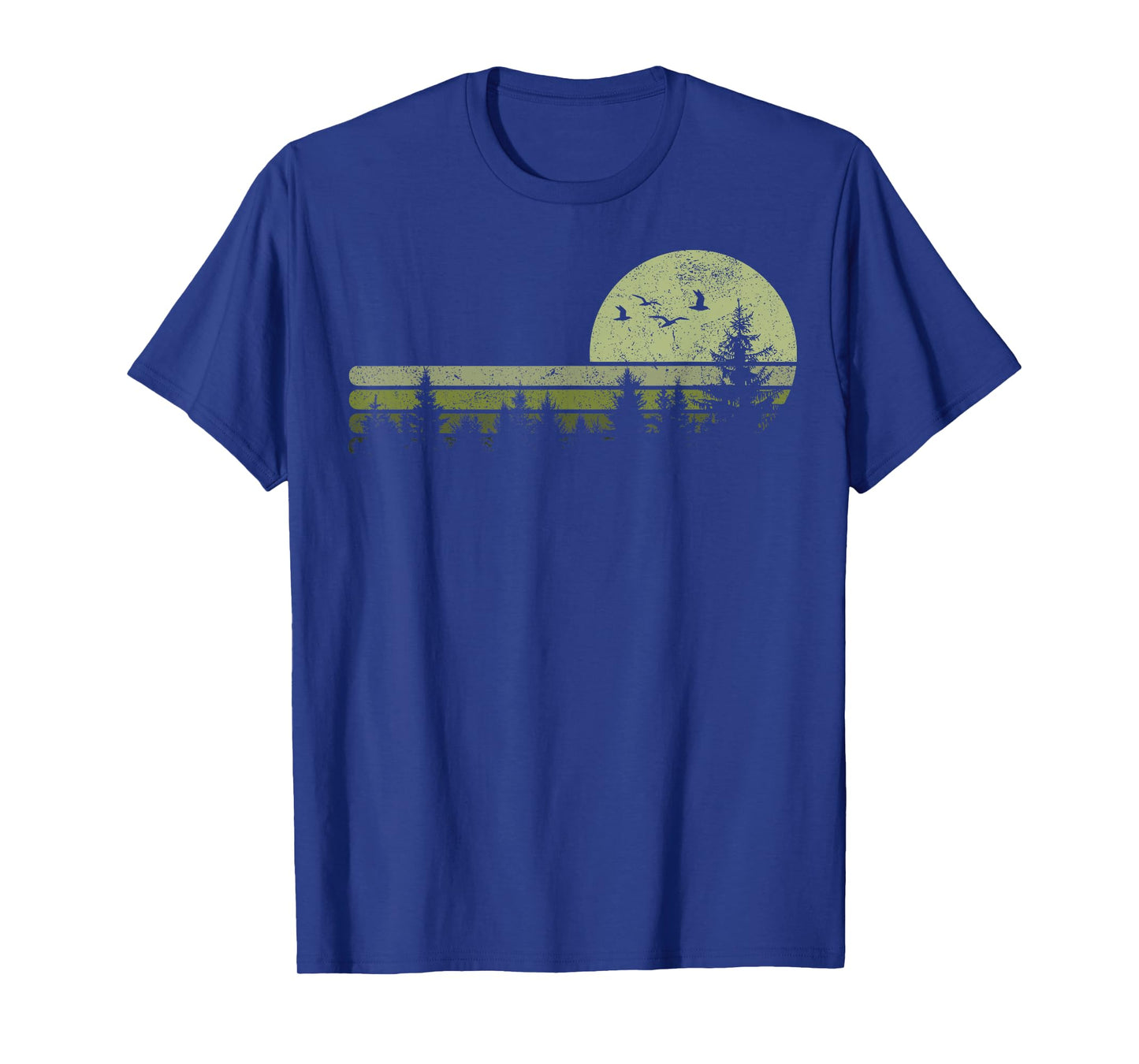 Vintage Forest Nature Trees Hiking Outdoor Wildlife T-Shirt