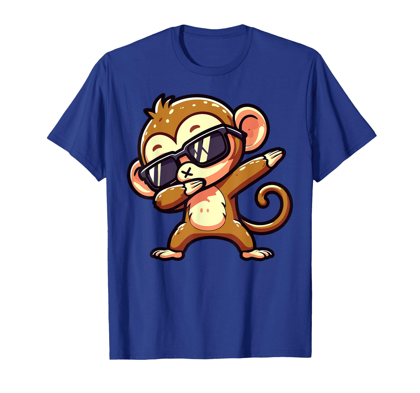 Dabbing Monkey Sunglasses Animal Dab Dance T-Shirt