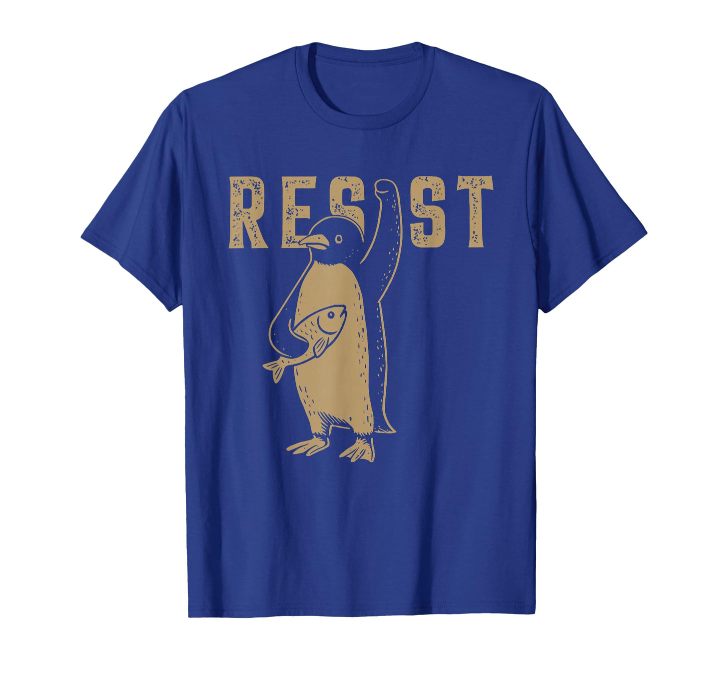 Resist Penguin Activism Graphic Design T-Shirt