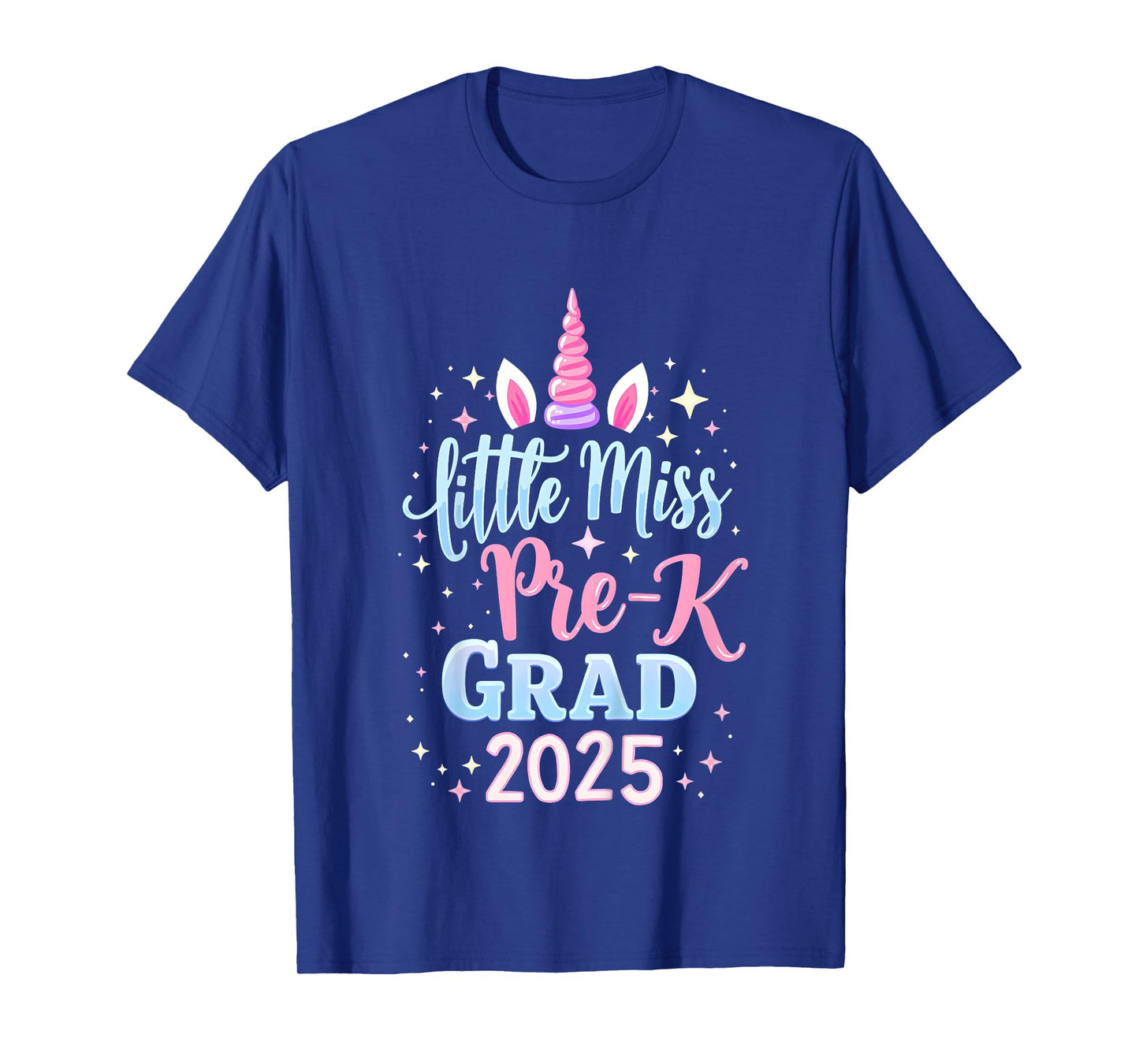 Kids Little Miss Pre-K Grad Preschool Girls Prek Graduation 2025 T-Shirt