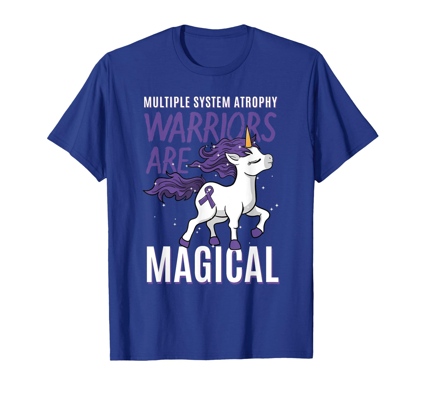 Multiple System Atrophy Unicorn Neurodegenerative Disorder T-Shirt