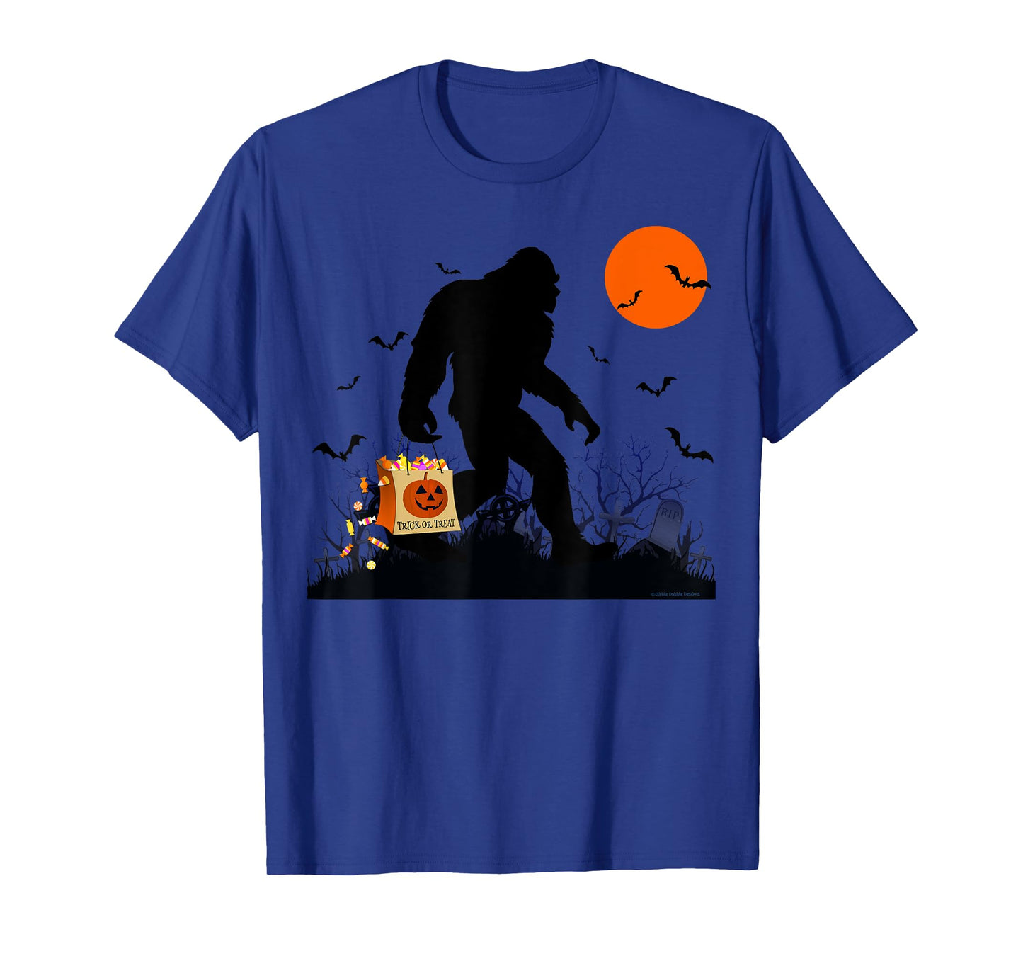 Funny Halloween Bigfoot Trick or Treating - Bigfoot T-Shirt