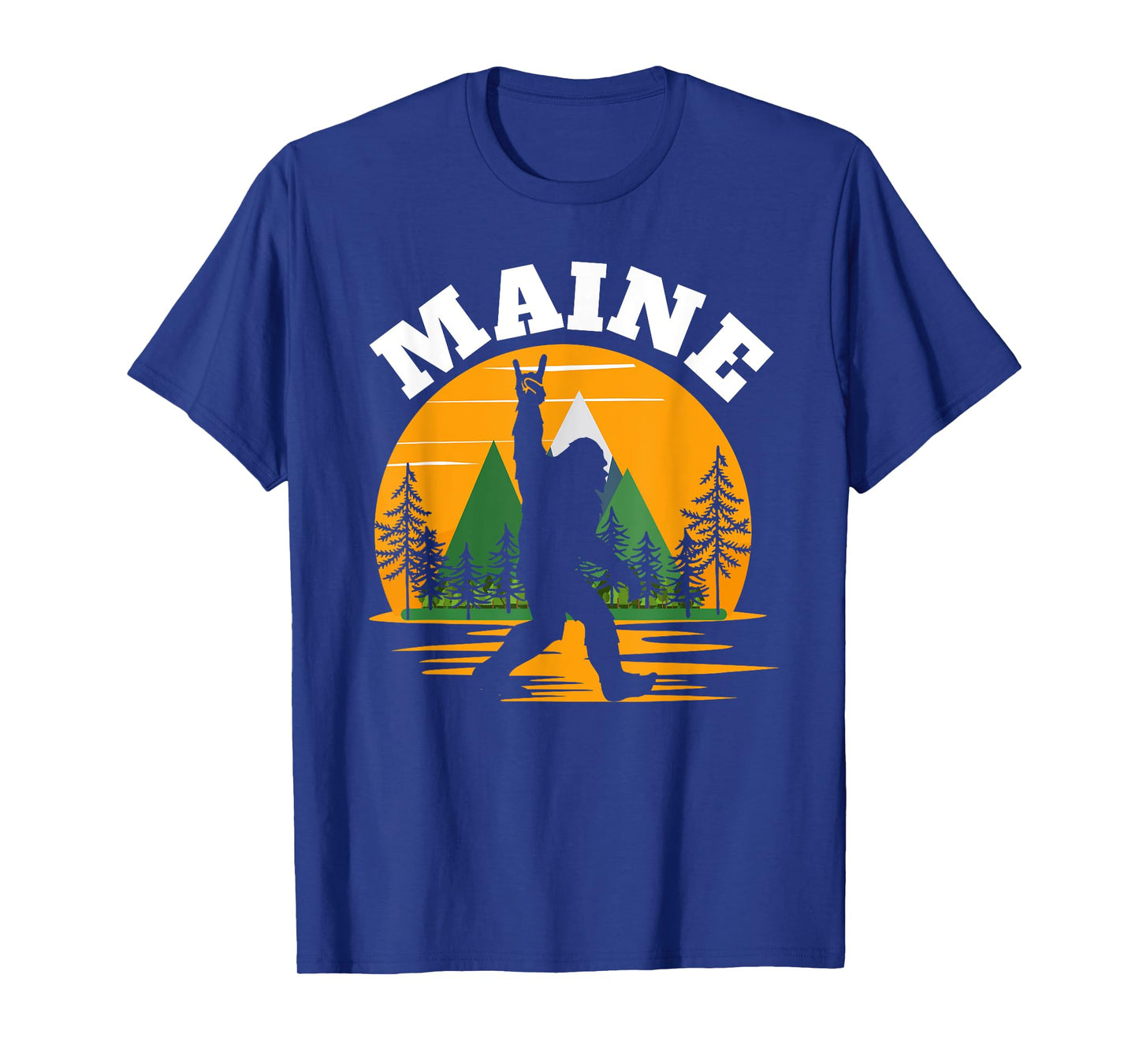 Maine US State Bigfoot Sasquatch T-Shirt