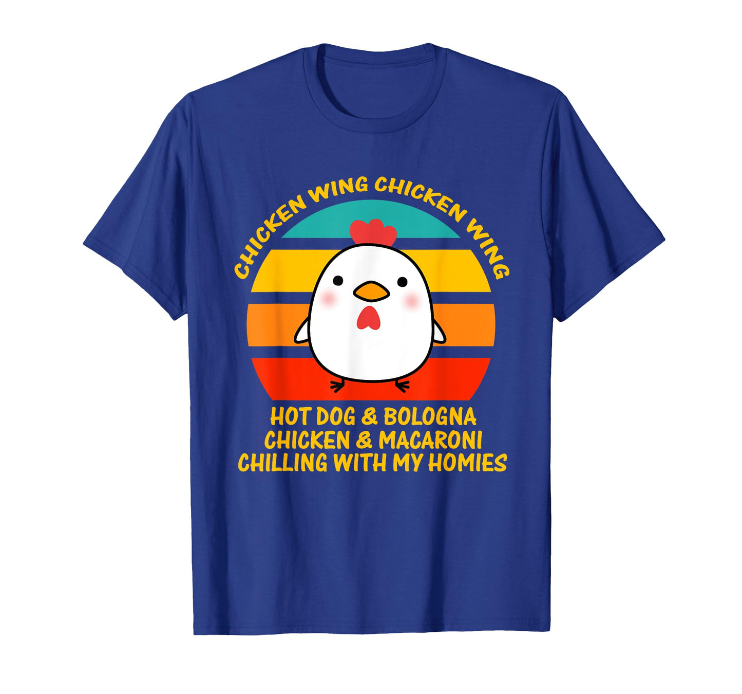 Chicken Wing Chicken Wing Hot Dog and Bologna Kids Toddlers T-Shirt