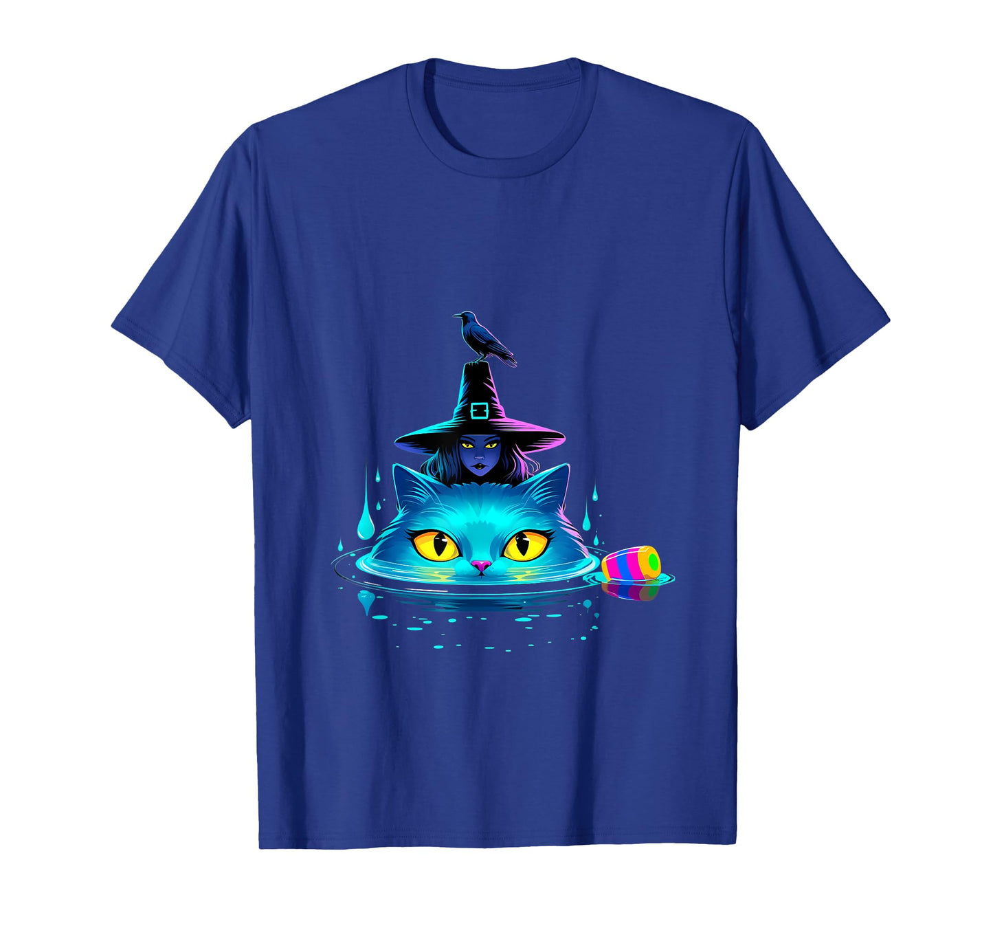 Cute Derpy Tiger and Bird Japanese Art T-Shirt