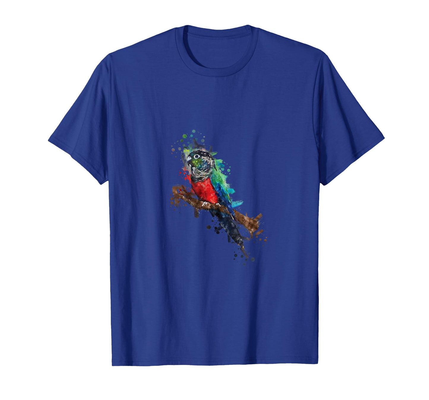 Watercolor Crimson Bellied Conure T-Shirt T-Shirt
