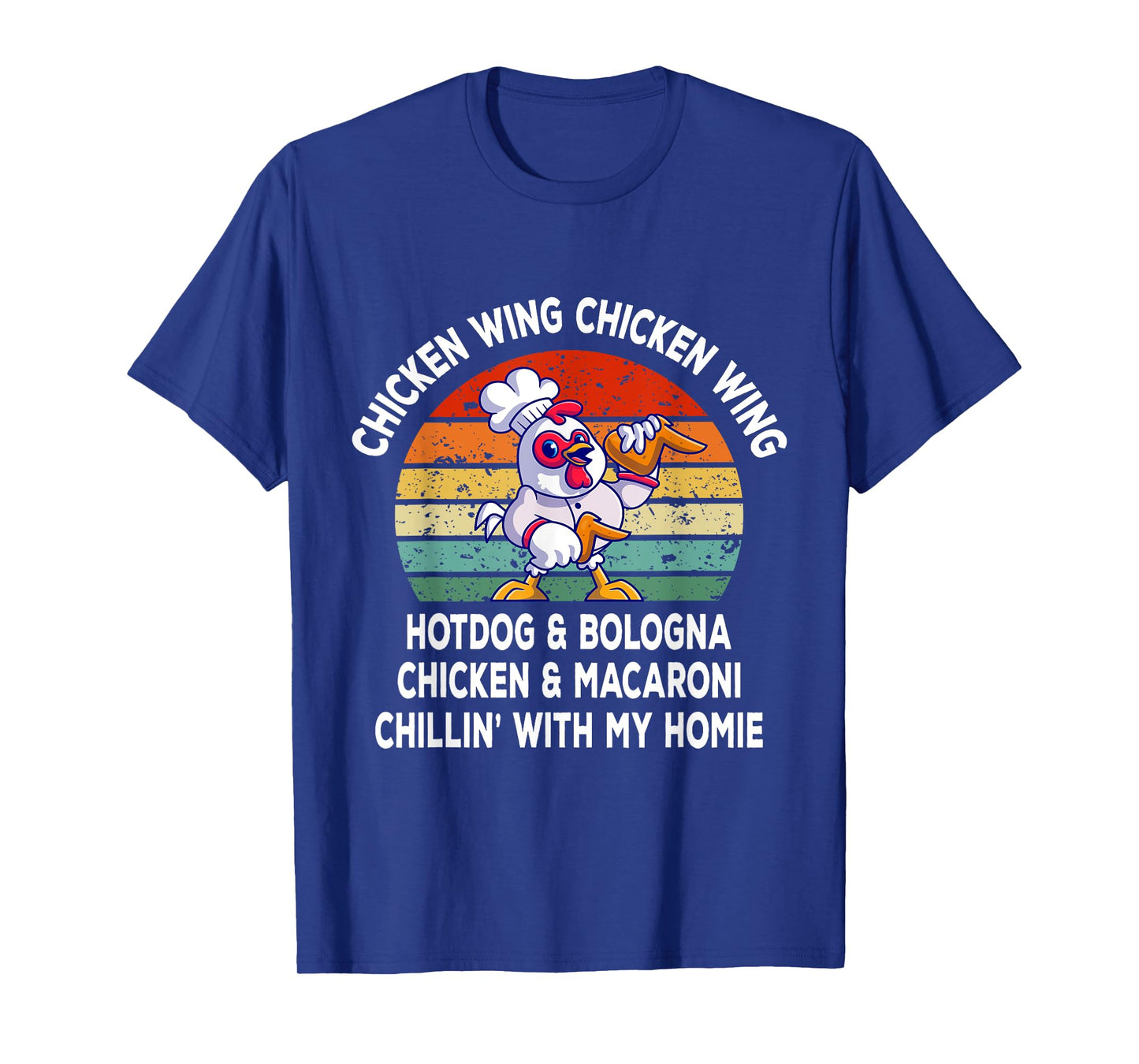 Chicken Wing Chicken Wing Hotdog and Bologna Funny T-Shirt