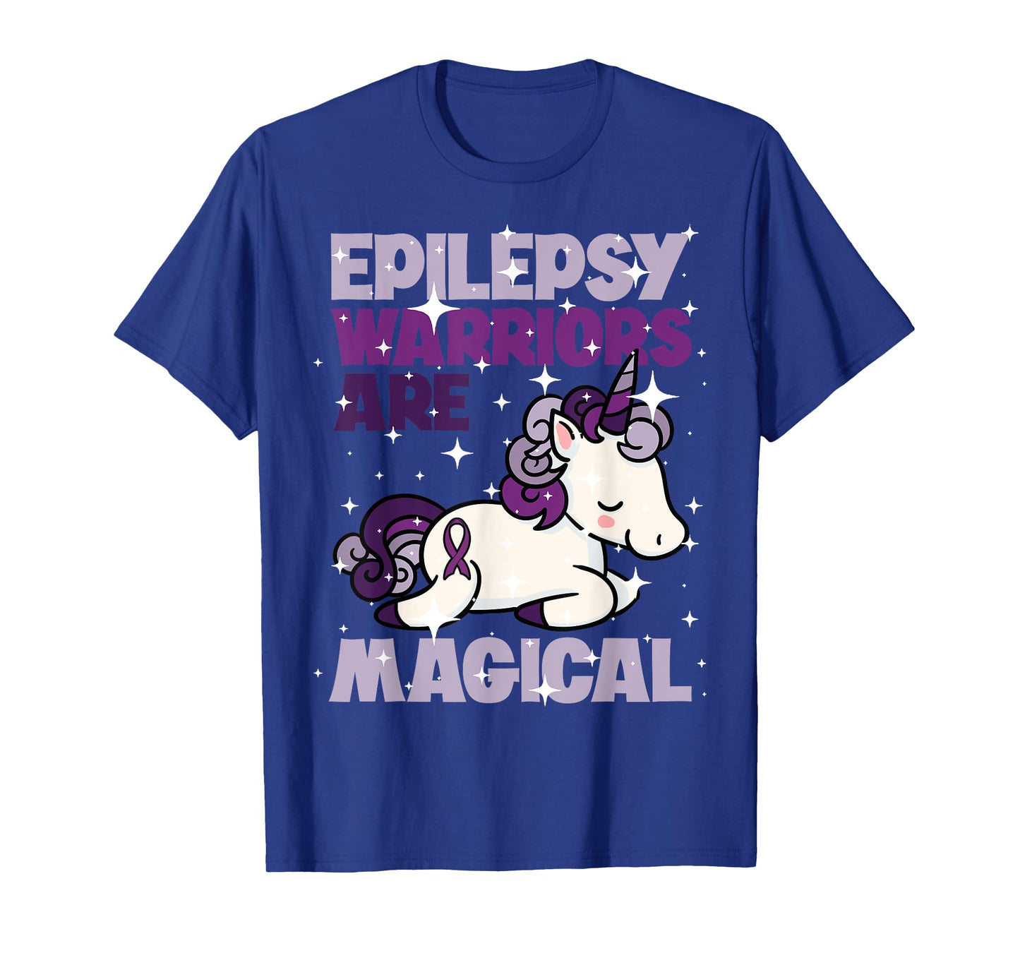 Epilepsy Warrior Epileptic Day Purple Unicorn Lover Gift T-Shirt