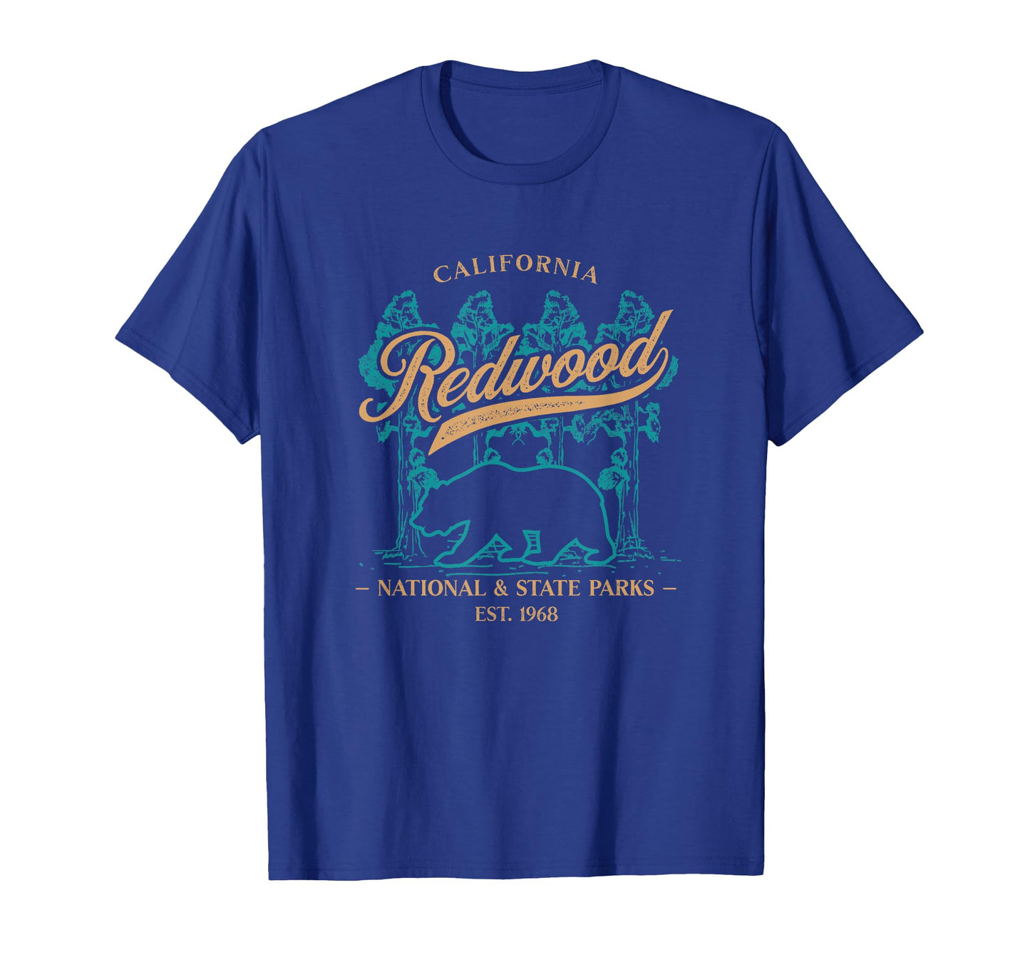 Redwood National State Parks California Coast USA Souvenir T-Shirt