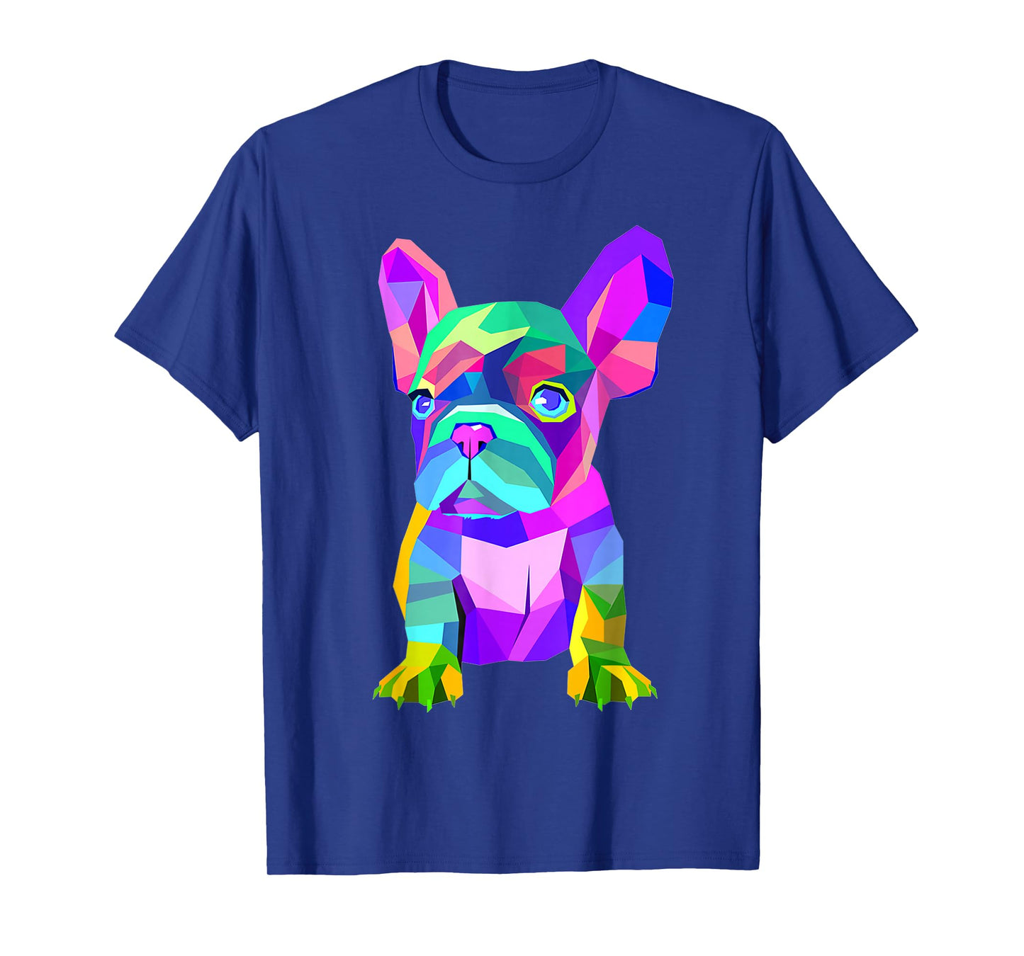 Colored Dog Frenchie Breed, Cute French Bulldog T-Shirt