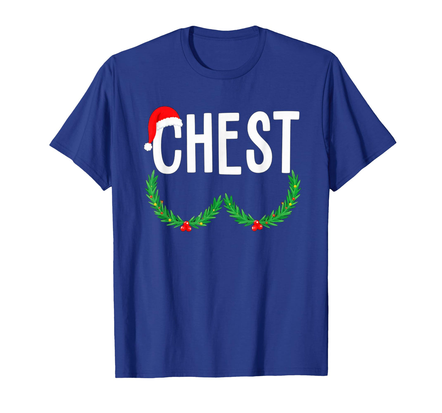 Chest Nuts Matching Chestnuts Funny Christmas Couples Chest T-Shirt