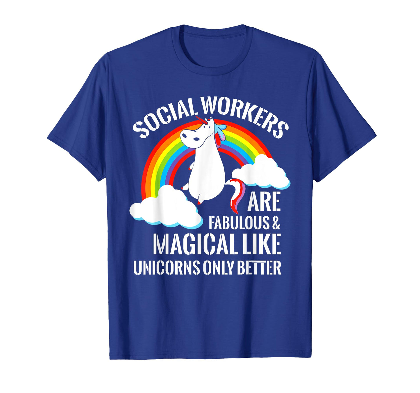 Essential Social Worker Gifts Unicorn Social-Worker Gift T-Shirt