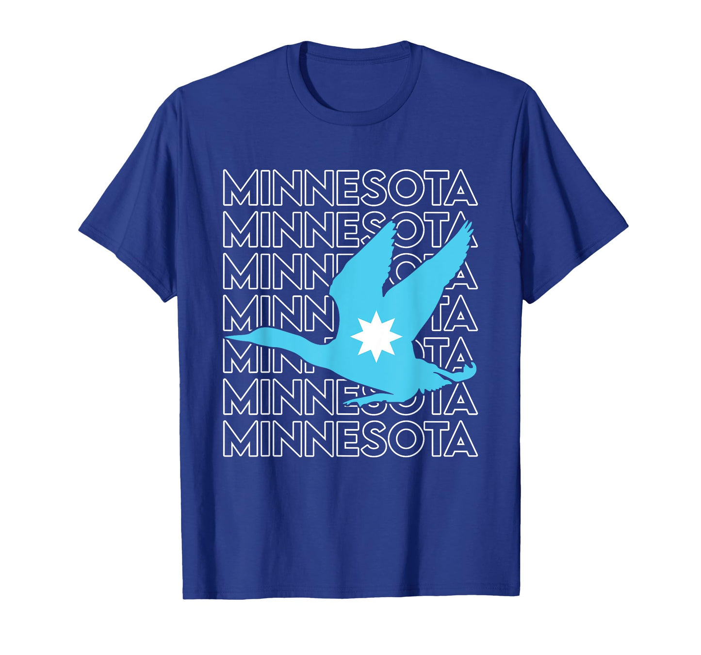 Minnesota State Loon Souvenir MN State Flag Loon Bird T-Shirt
