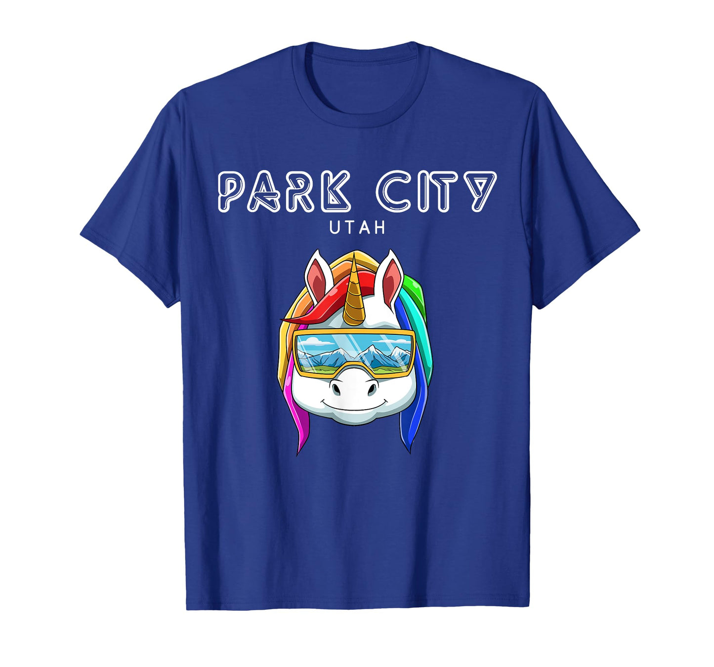 Park City North Utah - Ski and Snowboard Unicorn T-Shirt