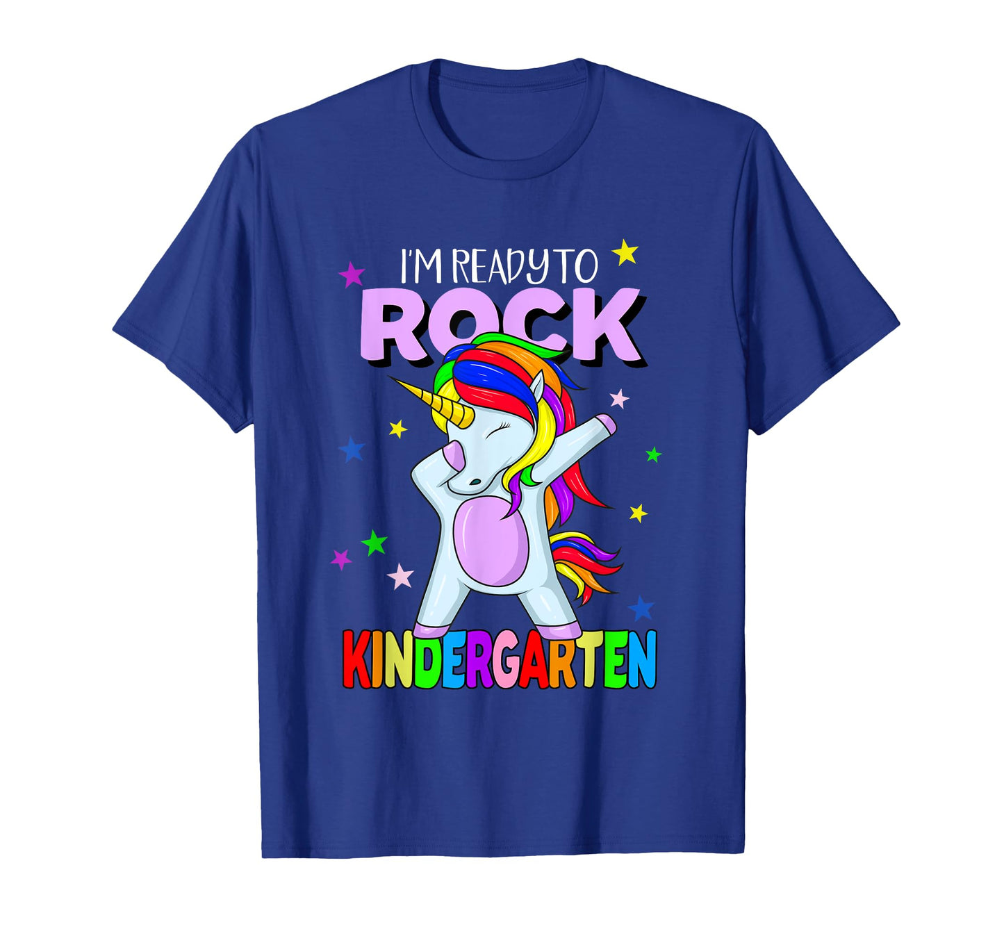 Rock Kindergarten Dabbing Unicorn Girls Back To School T-Shirt