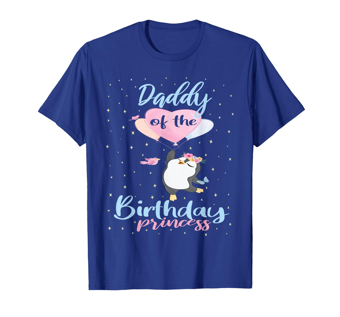 Daddy Of The Birthday Princess Penguin Girls B-day Party T-Shirt