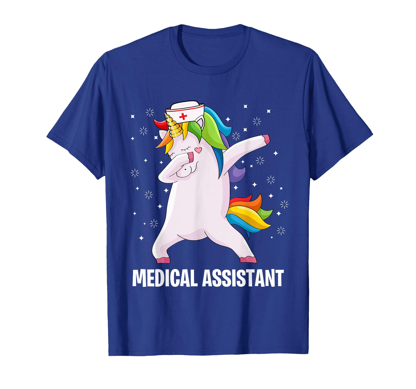 Funny MA Certified Medical Assistant Dabbing Unicorn T-Shirt