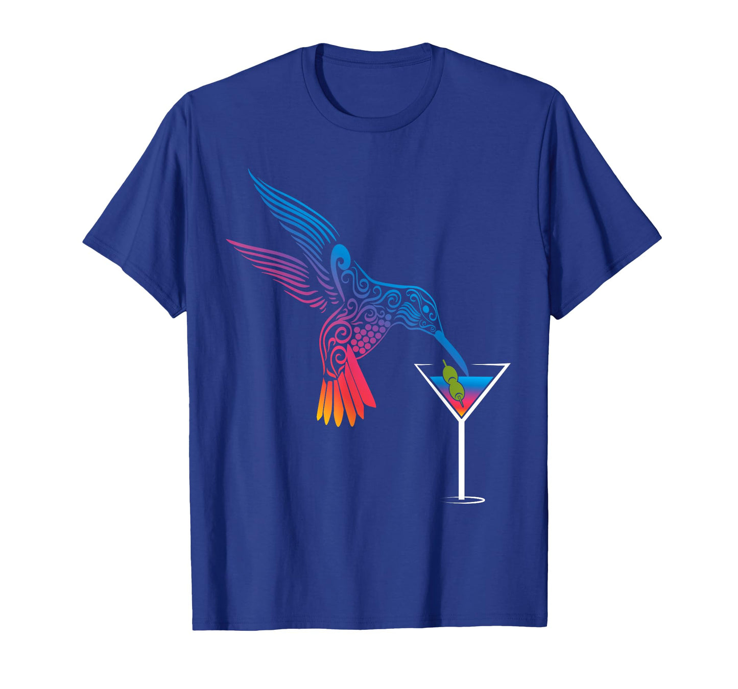 Cocktail and hummingbird the ideal mix for holidays T-Shirt