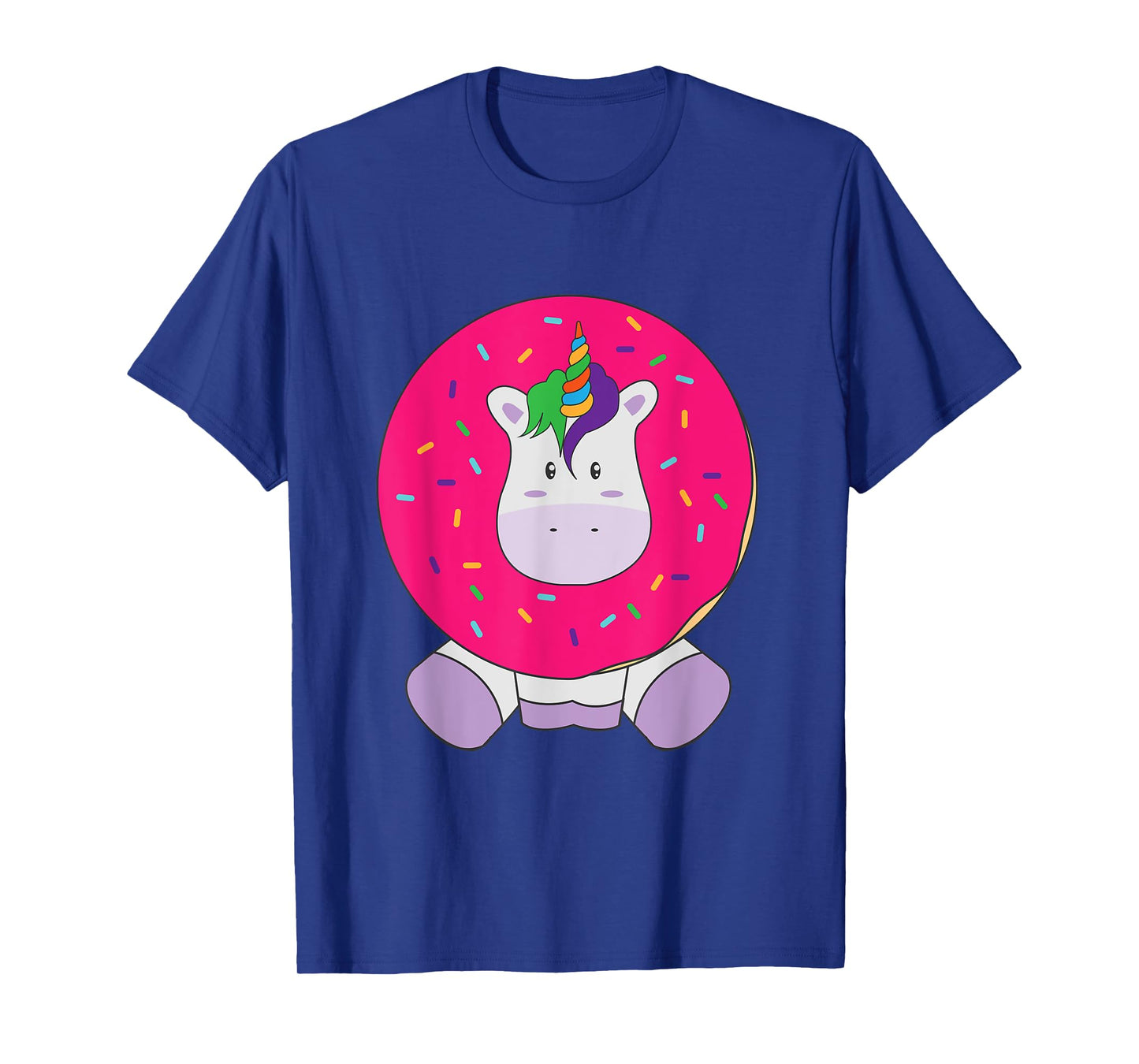 Cute Unicorn Donut Kawaii Girly Women T Shirt T-Shirt