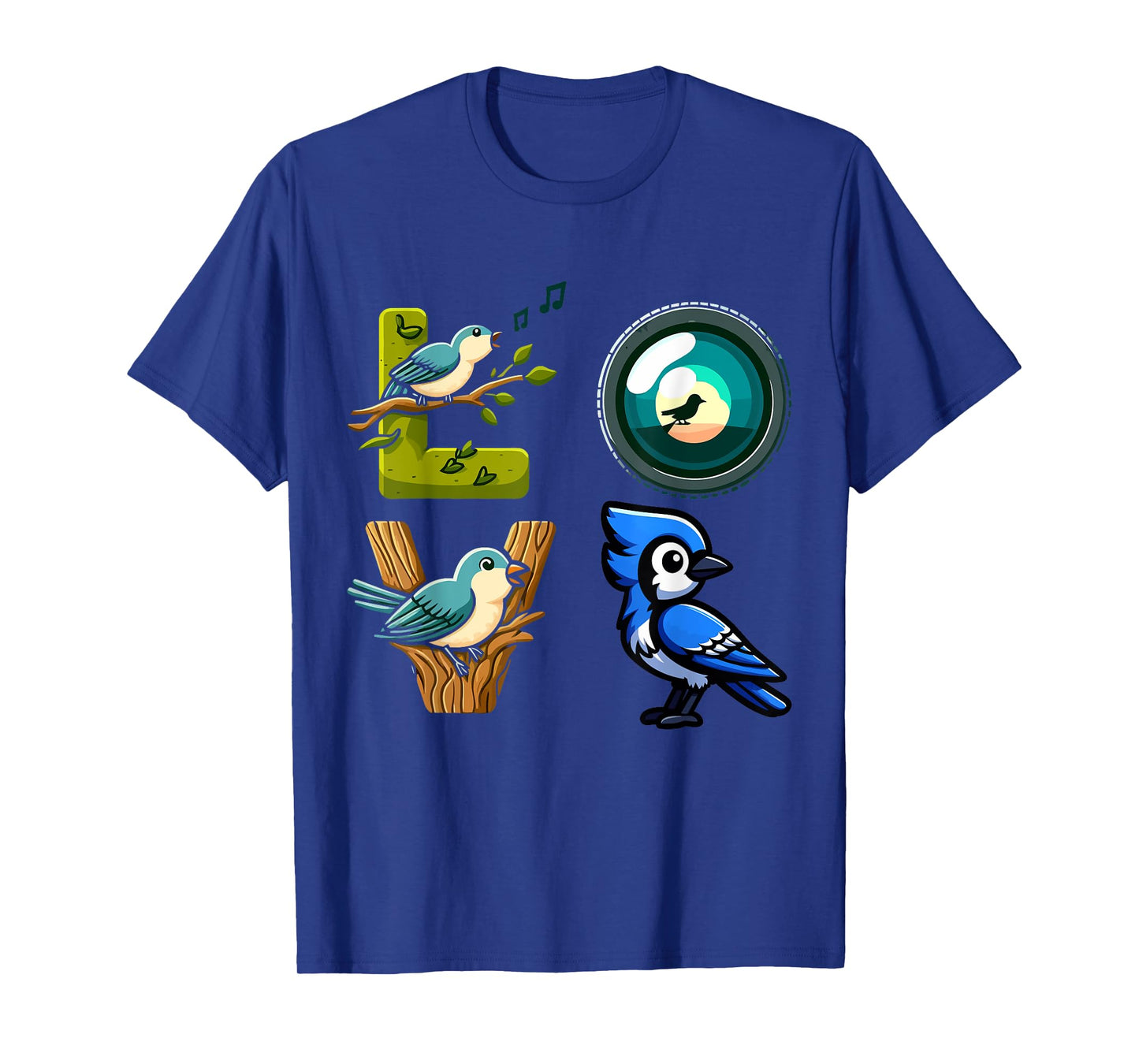 Funny Bird Watching Apparel Cool Bird Lover Present Designs T-Shirt